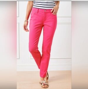 NWT Talbots Flawless Slim Ankle Size 2 Hot Pink